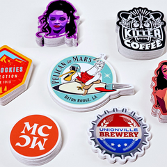 Die cut stickers