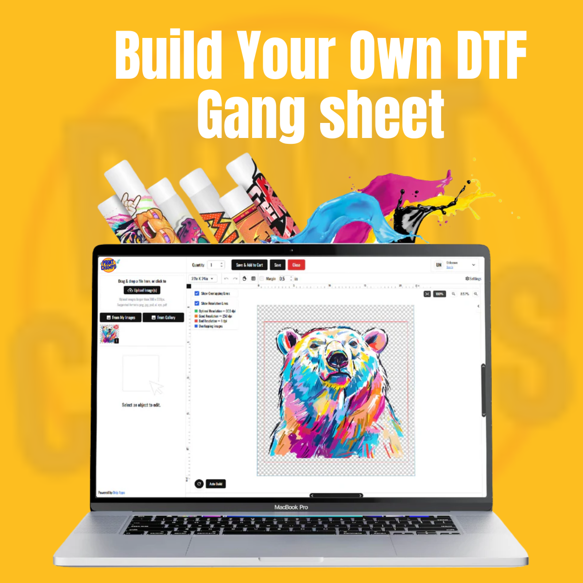 DTF Gang Sheet Builder